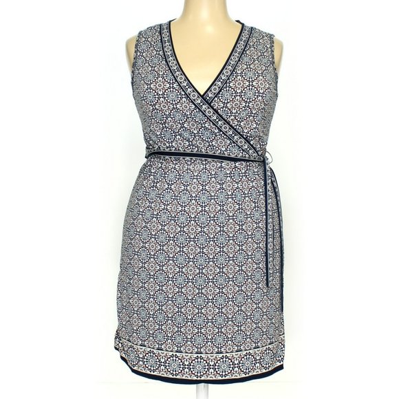 Max Studio Dresses & Skirts - Max Studio Patterned Faux Wrap Dress